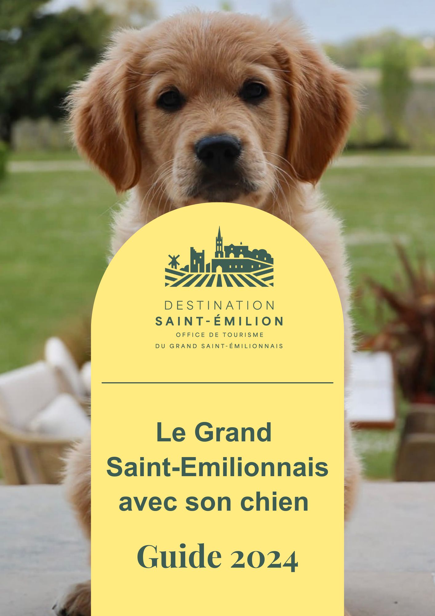 Guide 2024 - Le Grand Saint-Emilionnais avec son chien